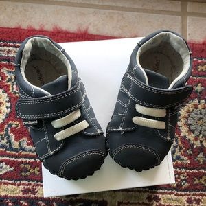 Pediped Gently ❤️ed Navy Jake Leather Shoes